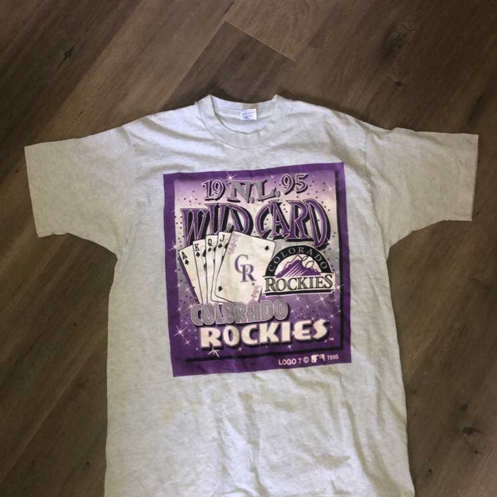 vintage t shirt colorado rockies 1995 - image 1