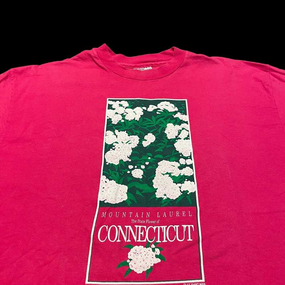 Vintage 90s Connecticut Flower Shirt - image 2