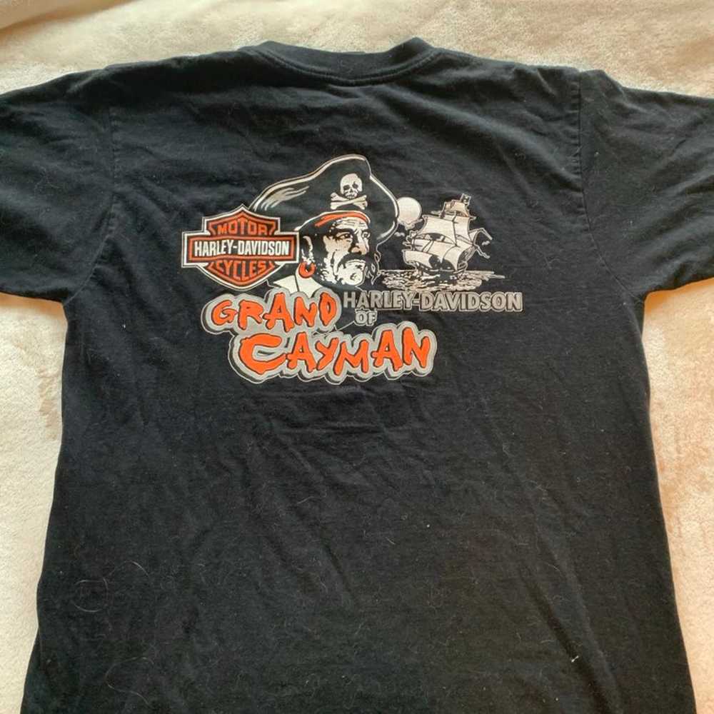 vintage pirate Harley-Davidson shirt - image 2