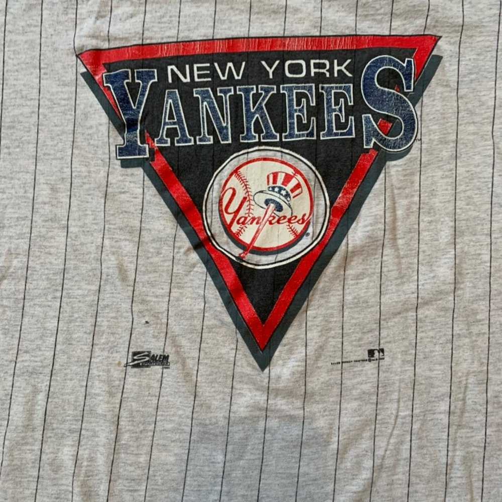 Vintage 1991 New York Yankees Shirt - image 3