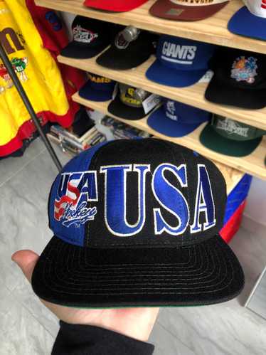 Vintage Starter Olympics USA Hockey Snapback