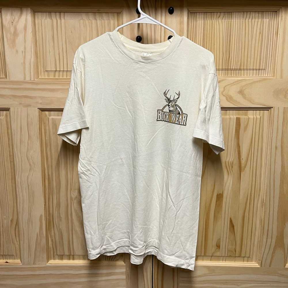 Vintage 1993 Buck Wear Bowhunting T-Shirt - image 1