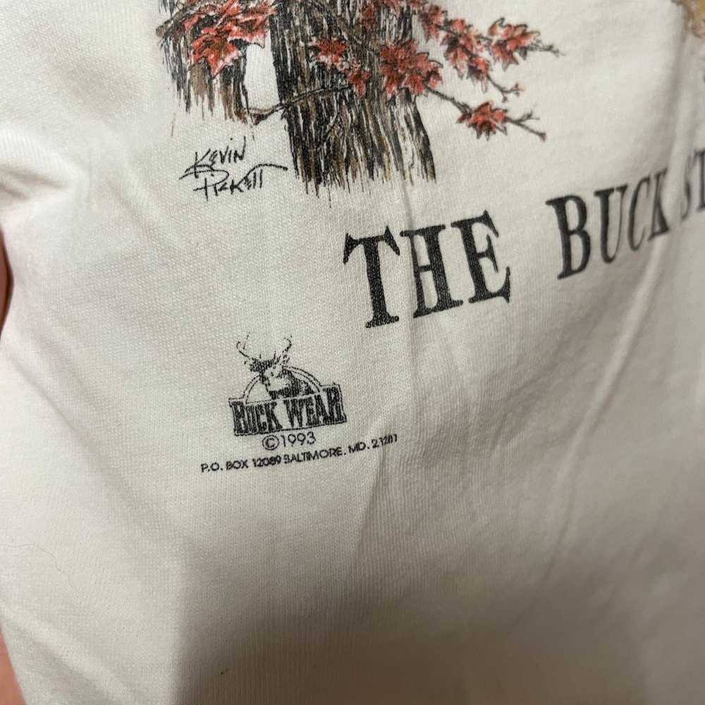Vintage 1993 Buck Wear Bowhunting T-Shirt - image 5