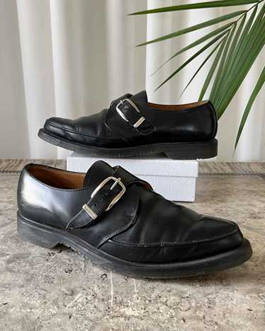 COMME des GARCONS HOMME PLUS x GEORGE COX Strap Design Shoes Black 6(US  About 8)