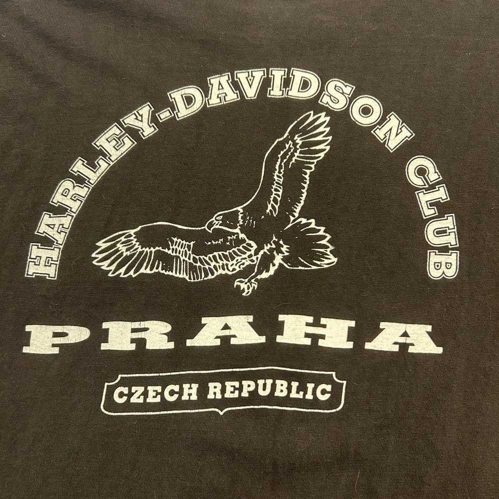 Vintage Prague Harley Davidson T Shirt - image 2