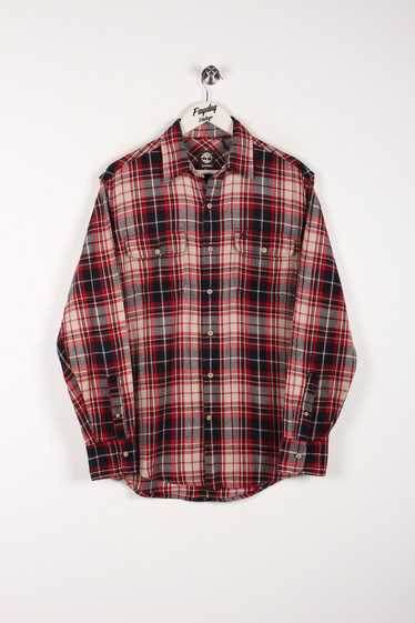 Vintage Timberland Plaid Flannel Shirt Medium