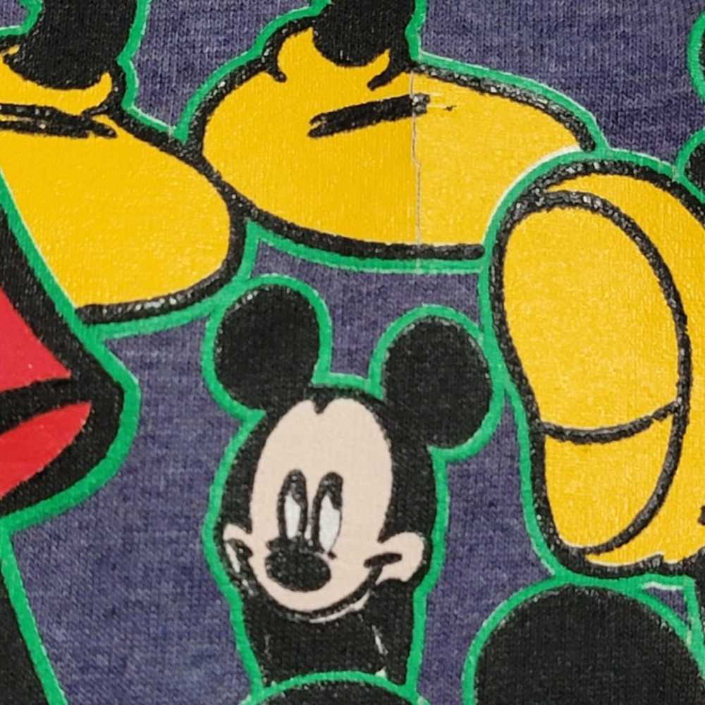 Vintage Mickey Mouse Graphic Blue Mickey Unlimite… - image 4