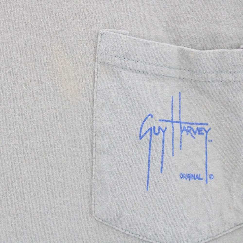 Vintage Guy Harvey Shirt Mens Beige Short Sleeve … - image 6