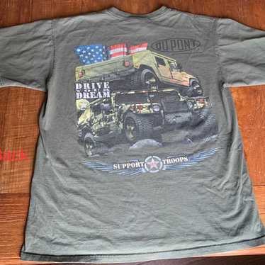 Vintage DuPont Army / NASCAR Racing Tee Shirt - image 1