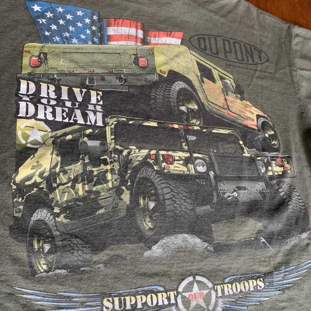 Vintage DuPont Army / NASCAR Racing Tee Shirt - image 4