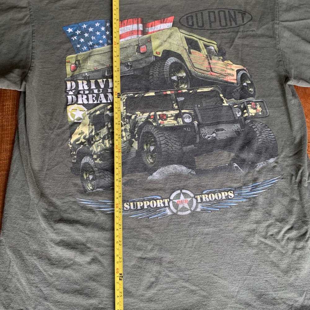 Vintage DuPont Army / NASCAR Racing Tee Shirt - image 5