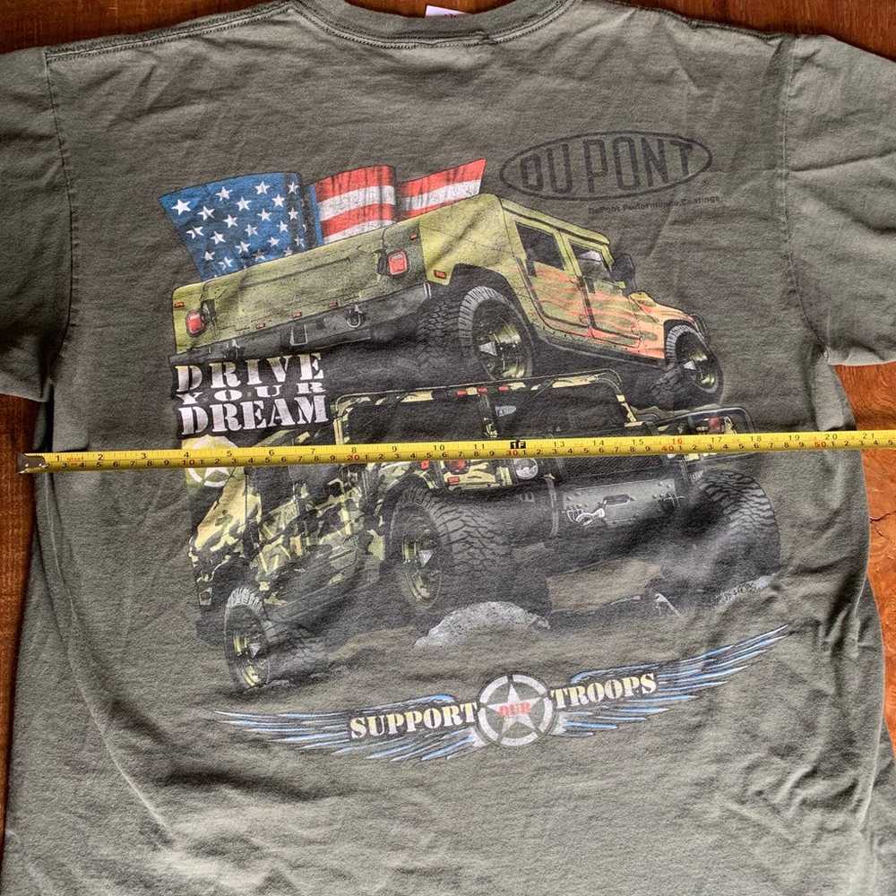 Vintage DuPont Army / NASCAR Racing Tee Shirt - image 6