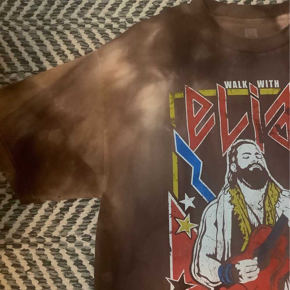 WWE Walk with Elias acid wash Shirt - image 5