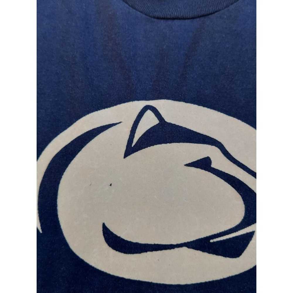 Vintage Penn State Single Stitch T-shirt Thick Wh… - image 6