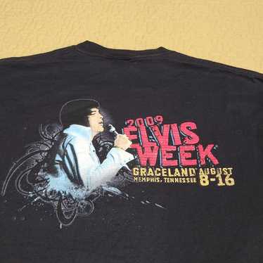 Vintage Elvis Week 2009 Graceland T shirt size L