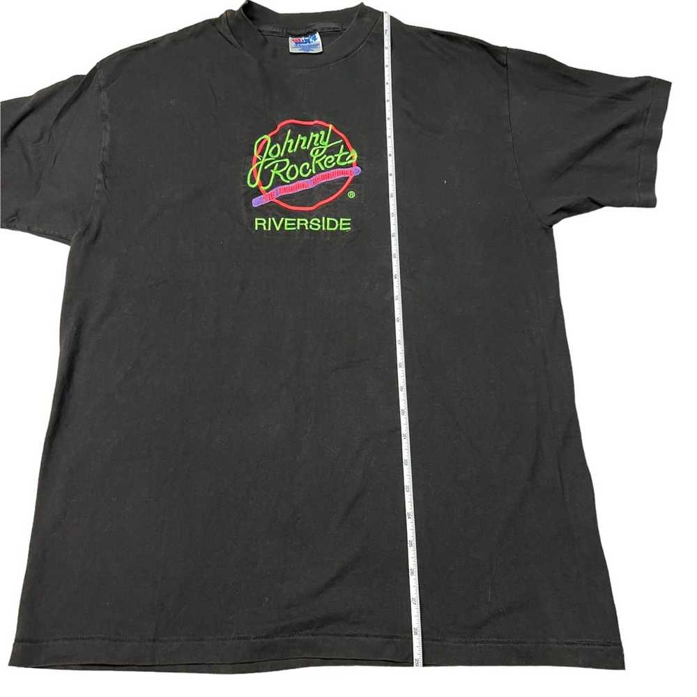 Johnny Rockets Hamburgers Vintage 90’s T-Shirt Ri… - image 7