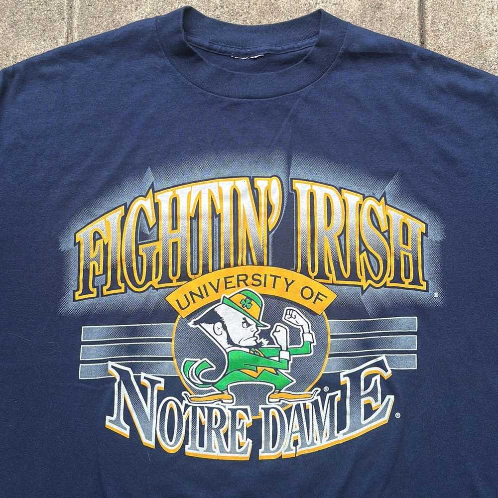 Vintage Notre Dame Fighting Irish T-Shirt - image 3
