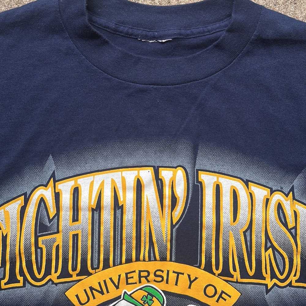 Vintage Notre Dame Fighting Irish T-Shirt - image 4