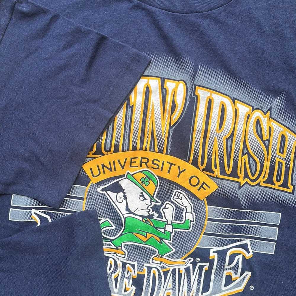 Vintage Notre Dame Fighting Irish T-Shirt - image 5