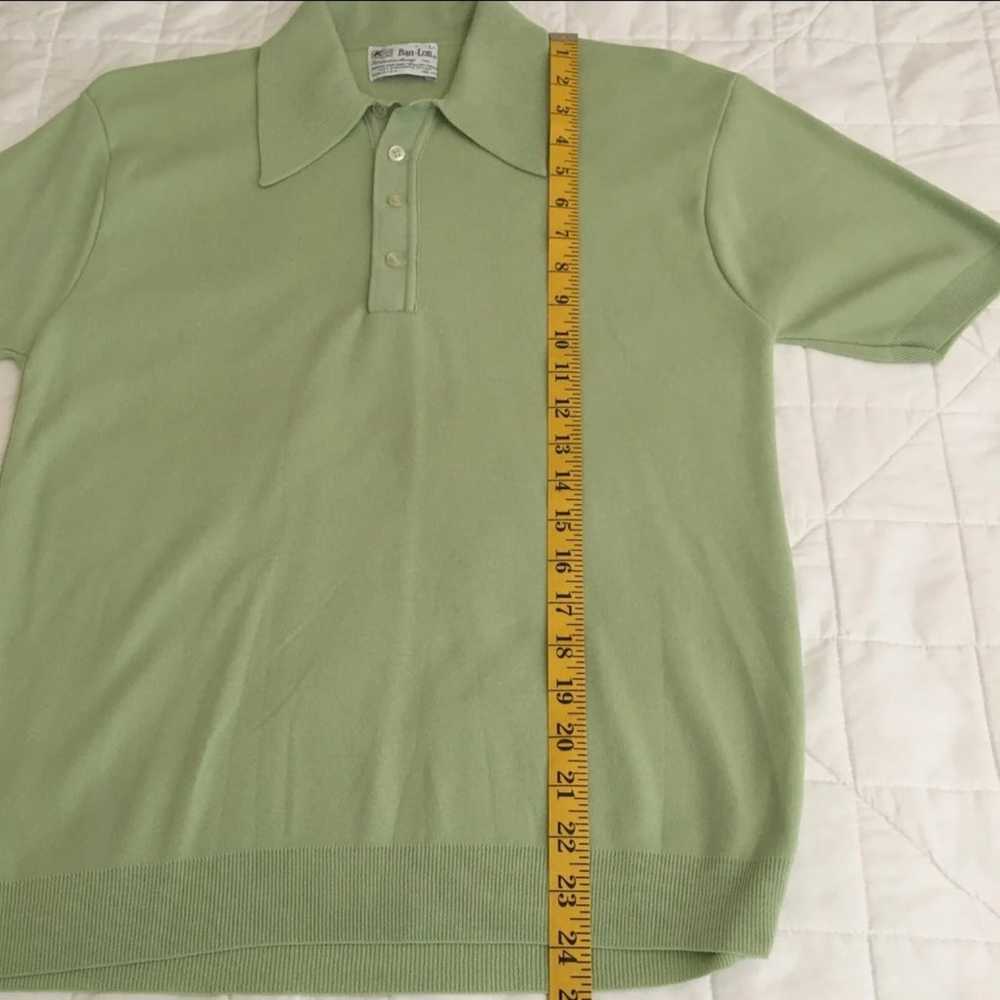 Men's Ban Lon Polo Shirt L - image 12