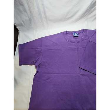 Champion T Shirt 80s Purple Tshirt Athletic Shirt Sports Tee Retro Plain  Vintage 90s Extra Large Xl 