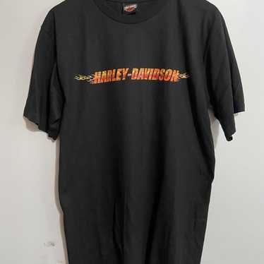 Vintage Harley Davidson flame t shirt - image 1