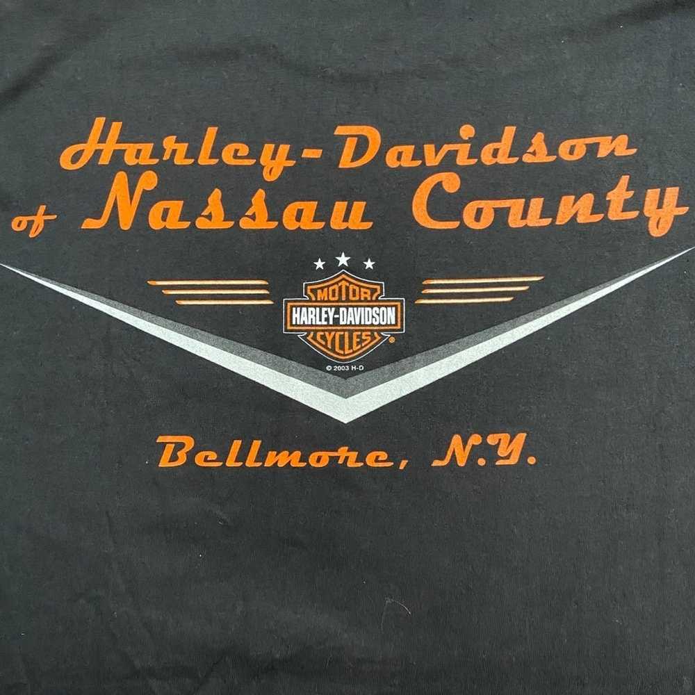 Vintage Harley Davidson flame t shirt - image 5