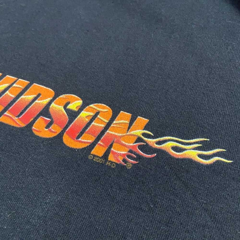 Vintage Harley Davidson flame t shirt - image 8