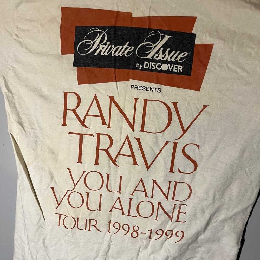 Vintage Randy Travis 1998 Concert Tee - image 4