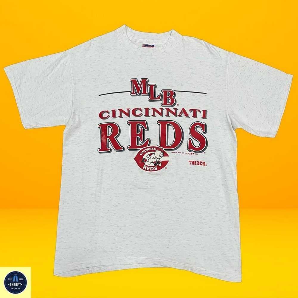 Vintage 1992 Trench Cincinnati Reds MLB baseball … - image 1