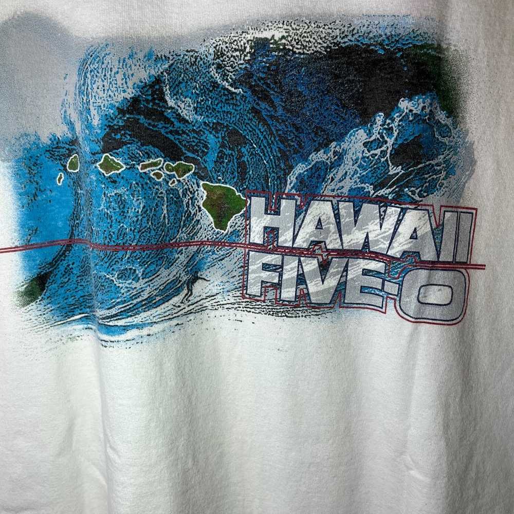 Vintage Hawaii five-0 tv show t-Shirt Sz L - image 2