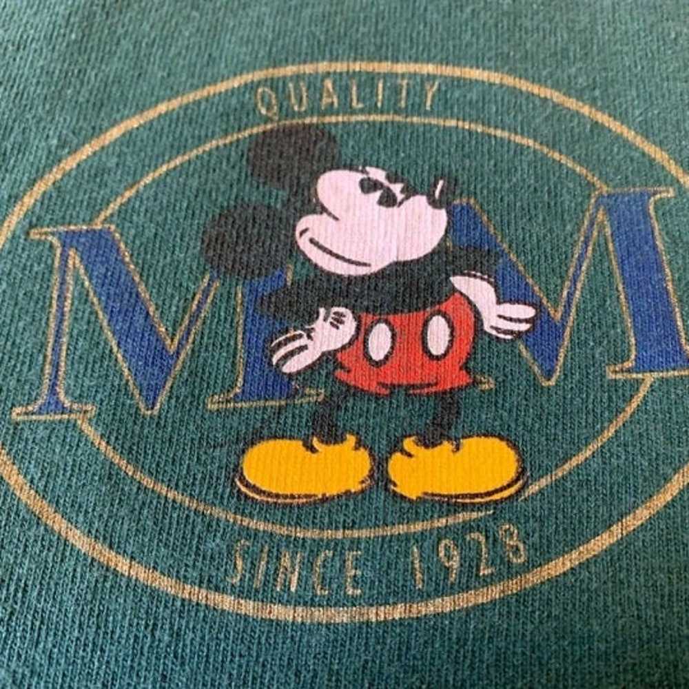 Vintage Disney Designs Mickey Henley USA - image 5