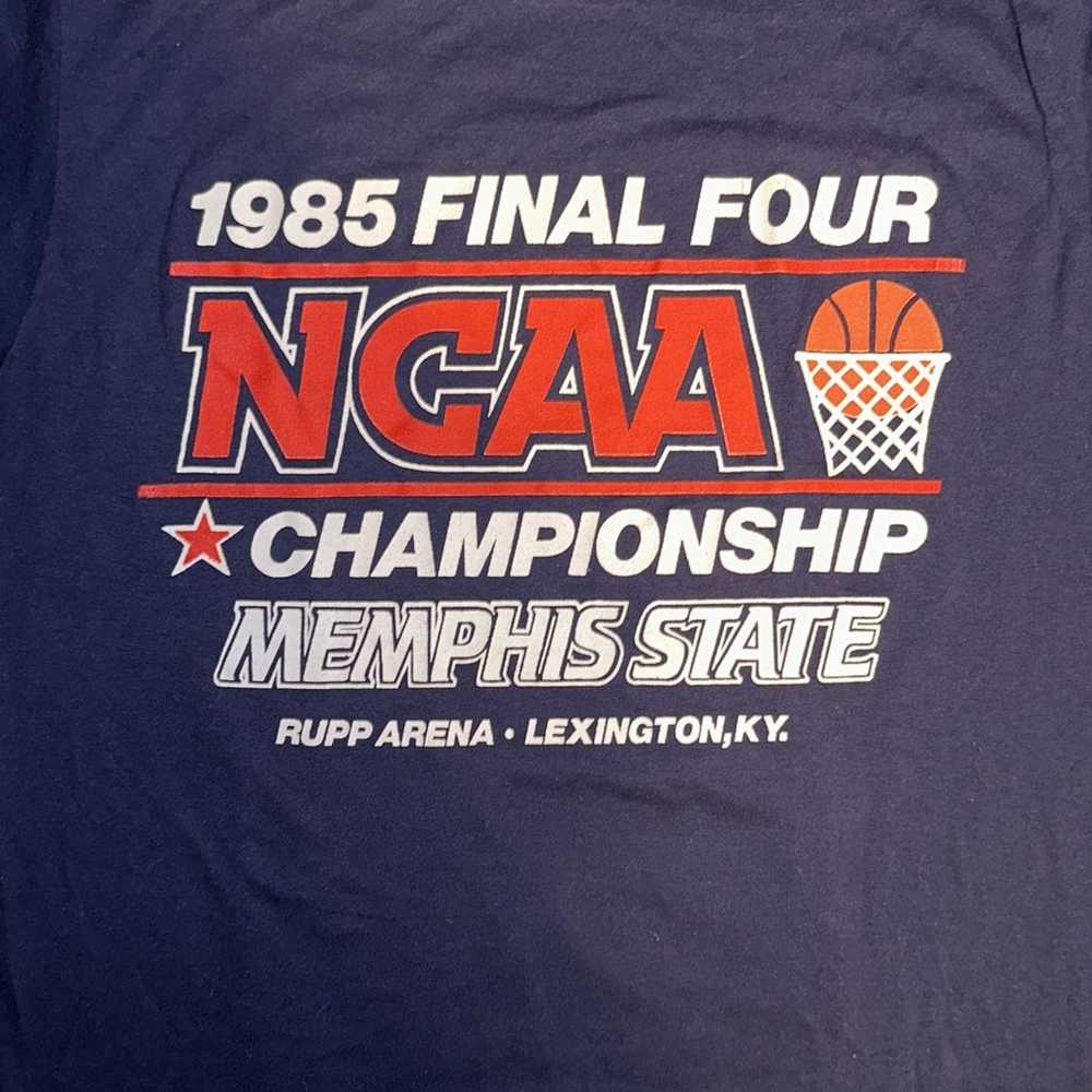 Vintage 1985 Final Four NCAA Basketball T-Shirt - image 2