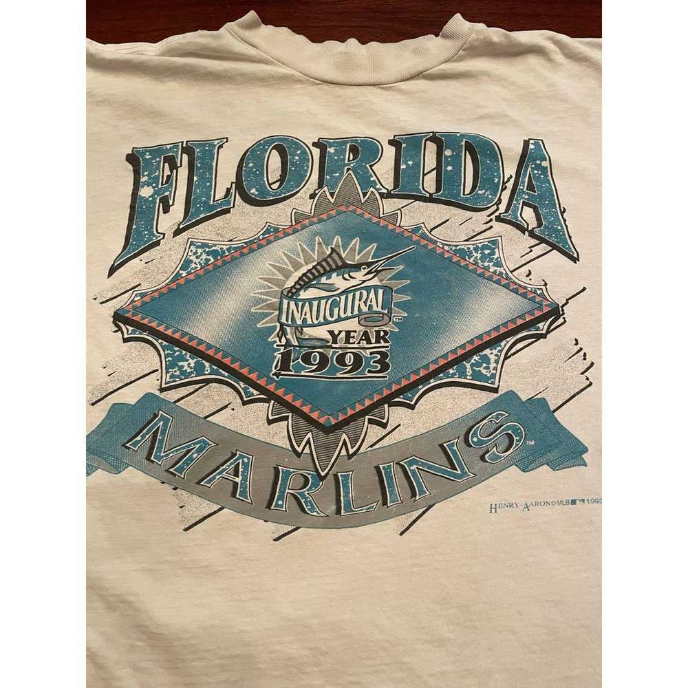 Vintage 1993 Inaugural Season Florida Marlins Bas… - image 2