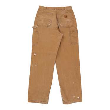 Carhartt Carpenter Trousers - 31W 32L Brown Cotton - image 1