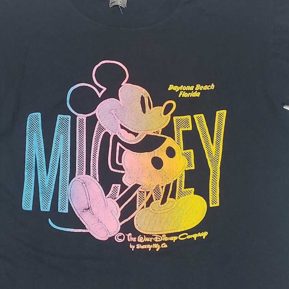 Vintage Sherry's Best Mickey Mouse Black Neon Gra… - image 2