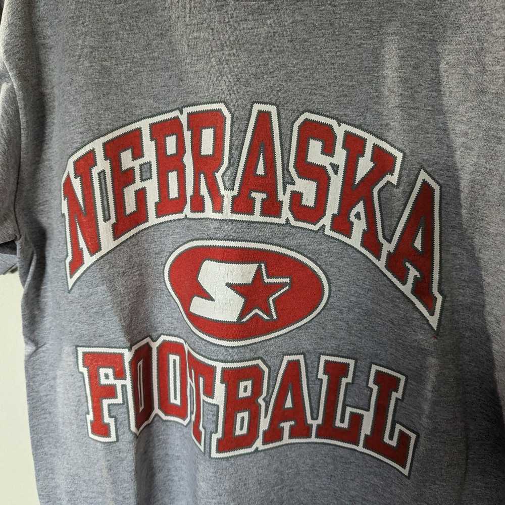 Vintage 90s Nebraska Huskers Starter T-Shirt Men'… - image 2