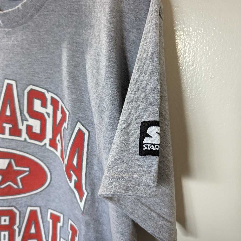 Vintage 90s Nebraska Huskers Starter T-Shirt Men'… - image 4