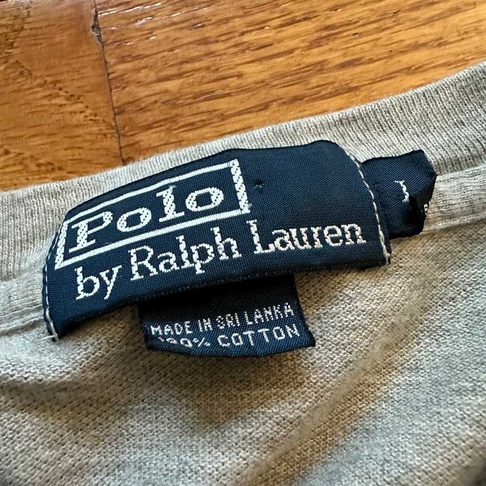 VTG 90s Polo By Ralph Lauren Knit Crewneck Essent… - image 4