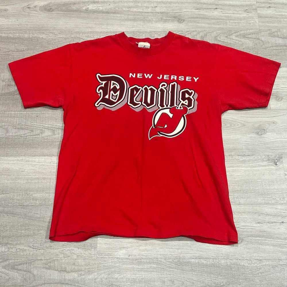 Vintage 1990s NHL New Jersey Devils Shirt - image 1