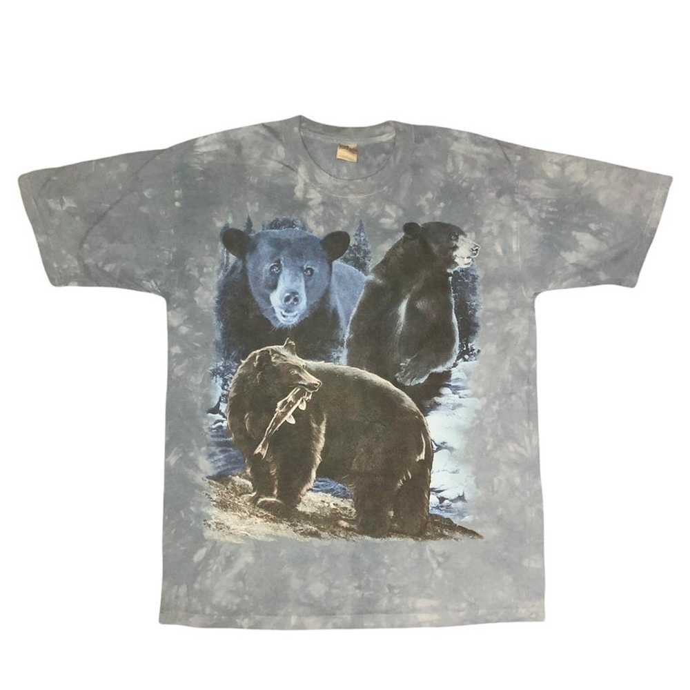 Vintage 2000s animal Bear All Over Print shirt - Gem