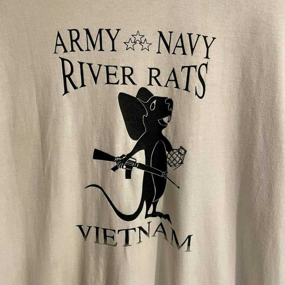 Vintage L.A. T Sportswear L Army Navy River Rats … - image 4
