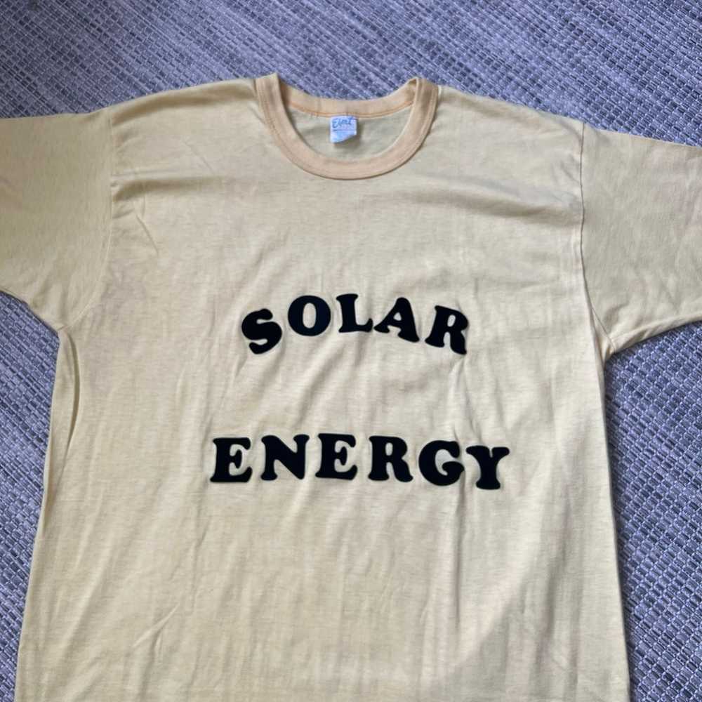 Vintage 70s 80s Funny Parody Solor Energy Tshirt - image 2