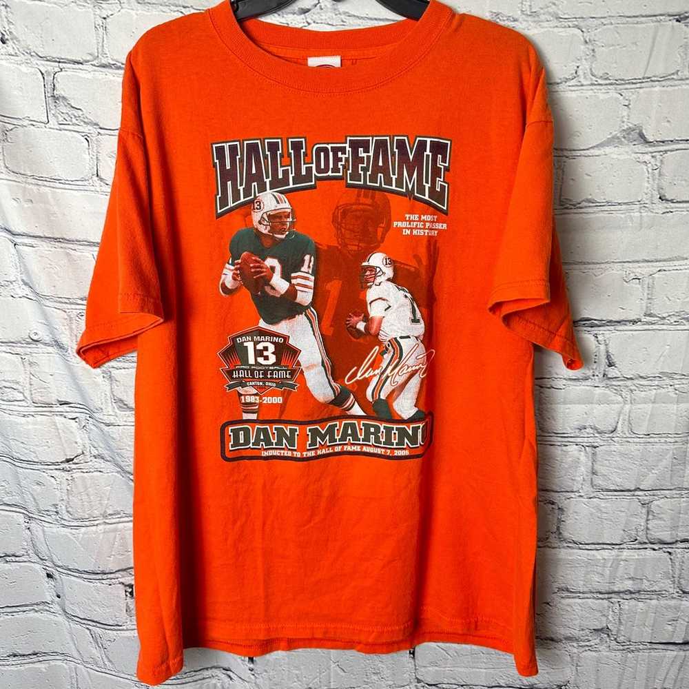 Vintage 2005 Dan Marino Hall of Fame T-shirt - image 1
