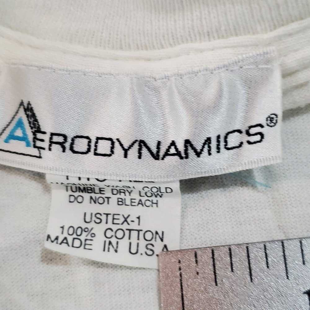 Vintage 90s T-Shirt Size Large AeroDynamics Abstr… - image 9