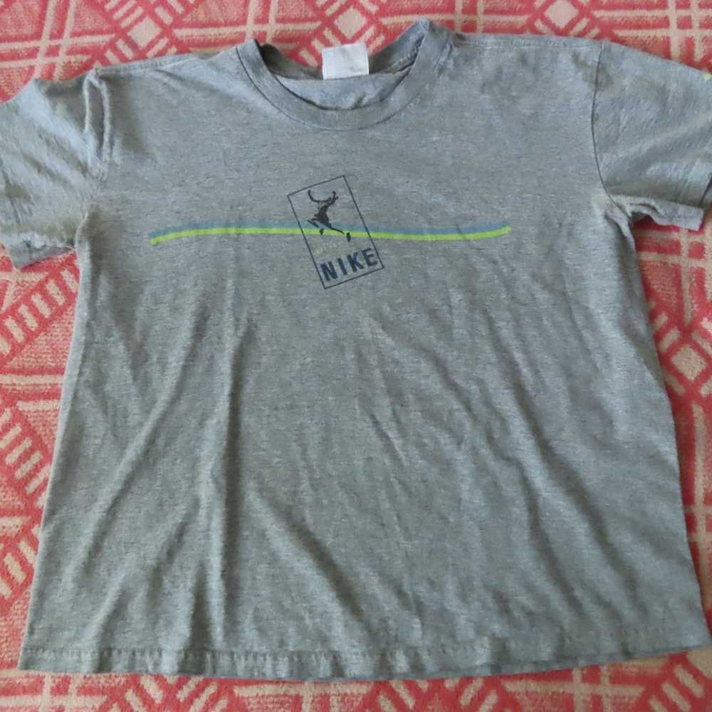 vintage nike just do it nade in usa tshirt grey L - image 1