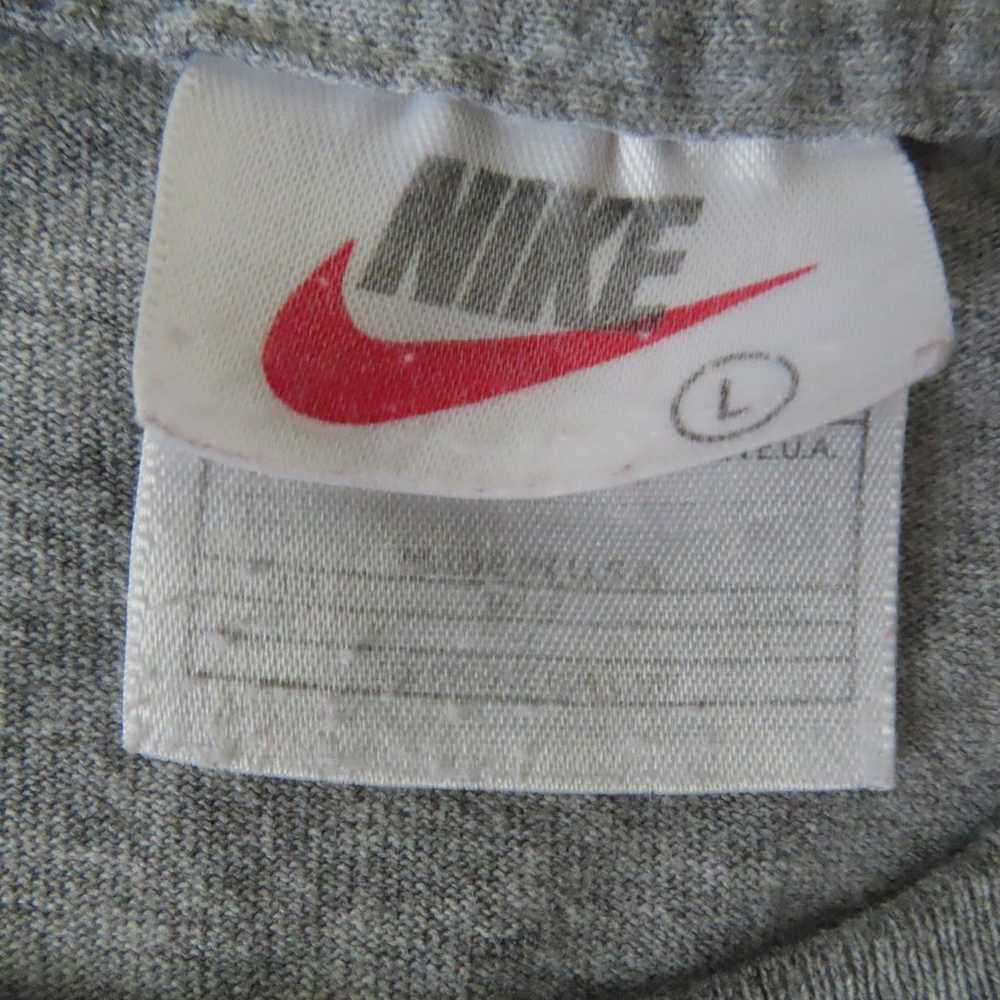 vintage nike just do it nade in usa tshirt grey L - image 5