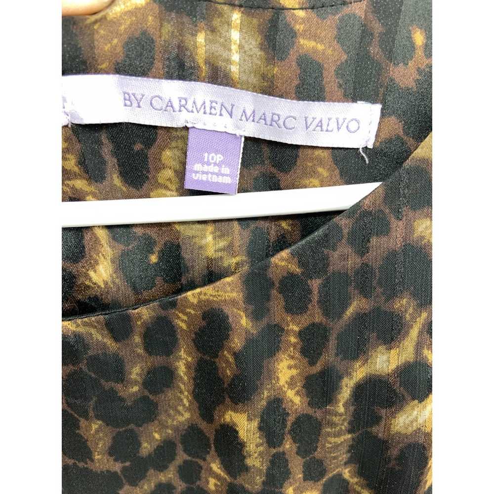 Womens Luxe by Carmen Marc Valvo Leopard Animal P… - image 3
