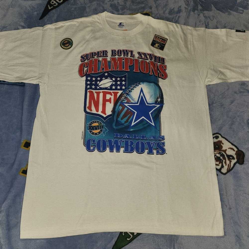Vintage 1994 Starter Dallas Cowboys Super Bowl XX… - image 1