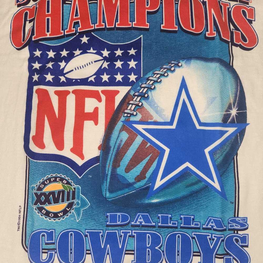Vintage 1994 Starter Dallas Cowboys Super Bowl XX… - image 2
